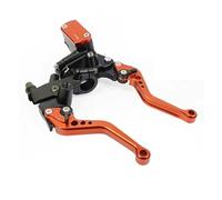 Brake Clutch Levers Maniglia A Leva Cilindro Principale Pompa Freno Frizione Idraulica Del Motociclo Da 22 Mm, Adatta Per La Maggior Parte Degli Accessori Per Motocicli leva frizione(Orange Shorter)