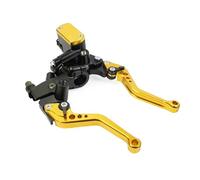 Brake Clutch Levers Maniglia A Leva Cilindro Principale Pompa Freno Frizione Idraulica Del Motociclo Da 22 Mm, Adatta Per La Maggior Parte Degli Accessori Per Motocicli leva frizione(Gold Shorter)
