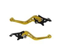 Brake Clutch Levers Maniglia Del Freno Del Motociclo In Lega CNC Da 2 Pezzi Maniglia Della Leva Del Freno A Tamburo Regolabile Per La Modifica Della Moto leva frizione(Gold)