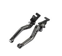Brake Clutch Levers Maniglia Della Leva Della Frizione Freno Regolabile Per Moto Leve Da Corsa Idrauliche CNC Parti Modificate Adatte Per La Maggior Parte Dei Motocicli leva frizione(Titanium Color)