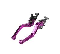 Brake Clutch Levers Maniglia Della Leva Della Frizione Freno Regolabile Per Moto Leve Da Corsa Idrauliche CNC Parti Modificate Adatte Per La Maggior Parte Dei Motocicli leva frizione(PURPLE)