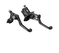 Brake Clutch Levers Per Kawasaki Per KX65 Per KX85 Per KX125 Per KX250 Moto 7/8 "22mm Leve Freno Frizione Cilindro Maestro Tappo Serbatoio leva frizione(Black)