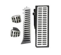 Brake Clutch Per Tiguan 2009-2016 LHD Pedali Sportivi In acciaio Inossidabile AT MT Copri Pedale Freno Gas Poggiapiedi Pedal Cover Set(MT With Rest Pedal)