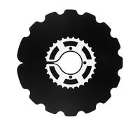 Brake Cover, Disc Shield Guard, 15.75x15.75x0.24 inches Sturdy Lightweight Protector, Anti Stain Cycling Cap for Outdoor Riding, Bike Maintenance, Daily Commute, Travel Gear