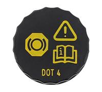 Brake Fluid Cap, Double Layer Dustproof Cover, Brake Master Cylinder Cap Replacement, Leak Proof Protective Lid for Automotive Motorcycle Hydraulic System Repair Maintenance Travel Adventure Vehicles