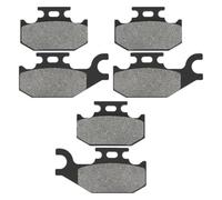 Brake Pad Kit Front Rear Disc 330 400 500 650 800 Max | for bombardier BRP, for Outlander, motorcycle brake pads, wear-resistant motorbike pad replacement(Front Rear)