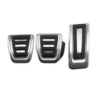 Brake Pedal Per Skoda Per Rapid Per Superb Per Combi Per SCALA Per Octavia 2017-2021 LHD AT MT Copertura Pedali Freno A Gas Per Auto In Acciaio Inossidabile Brake Clutch Footrest(3Pcs MT Without Rest)