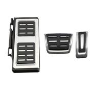 Brake Pedal Per Skoda Per Rapid Per Superb Per Combi Per SCALA Per Octavia 2017-2021 LHD AT MT Copertura Pedali Freno A Gas Per Auto In Acciaio Inossidabile Brake Clutch Footrest(3 Pcs AT With Rest)