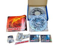 BRAKING OKWK09 COPPIA DISCHI FRENO DISCO MAGGIORATO Con Pastiglie freno DA 300MM ANTERIORE DX E SX BRAKING COMPATIBILE CON YAMAHA XP T-MAX 530 2012 2013 2014 WAVE FLOTTANTE