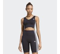 adidas Originals - Essentials - Brassière senza cuciture nera con 3 strisce-Nero M