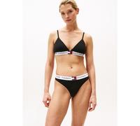 Bralette imbottita Heritage con logo Nero L Tinta unita