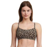 Bralette imbottito ultra morbido Softstretch Beige M/L Leopardato