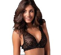 Bralette in Pizzo, Coppa C, a Balconcino Leggermente Imbottito - Art. Elenoire - Love And Bra (3C, Nero)