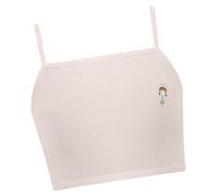 Bralette leggera per bambini dai 9 ai 12 anni, la canotta elastica garantisce un comodo abbigliamento casual quotidiano in cotone traspirante per adolescenti, A, Taglia unica