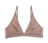 Bralette Sexy Nera Nera con Scollo a V Reggiseno Triangolo Tazza Top Wireless Reggiseni Wireless Sfoderato ingrassante Morbido Biancheria Intima Sottile Compatible with Le Donne(B,M)