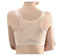 Bralette Sottili da Donna con Supporto per la Schiena Canottiere Incrociate con Reggiseno a Fascia Incrociato Taglie Forti Non Imbottite