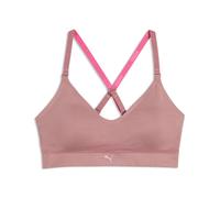 Bralette sportiva PUMA da donna, Abbigliamento, Rosa, L L