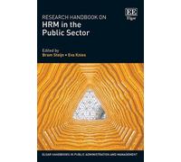 Bram Steijn Research Handbook on HRM in the Public Sector (Copertina rigida)