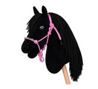 Brama West HKM - Set di cavalli per hobby Magic Star, con cavezza a nodo con strass, per bambini