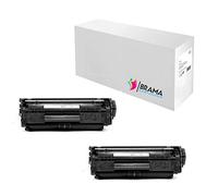 Bramacartuchos Confezione di 2 toner, compatibili con HP Q2612A, 2.000 copie, per stampanti HP LaserJet 1010, 1012, 1015, 1018, 1020, 1022, 1022n, 3015, 3020, 3030, 3036, 3050, 3052, 3055, M1005 MFP, M1319