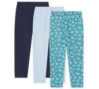 Bramble & Bear Confezione da 3 Leggings morbidi per neonati e bambini, Leggings unisex da 0 a 3 anni, Blu assortito, 6-9 mesi