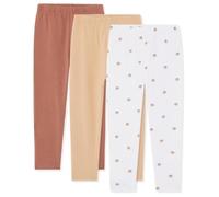 Bramble & Bear Confezione da 3 Leggings morbidi per neonati e bambini, Leggings unisex da 0 a 3 anni, Marrone assortito, 9-12 mesi