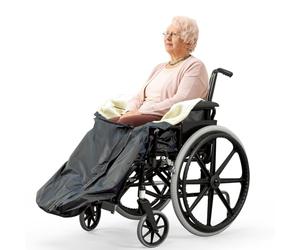 Bramble -Coperta per Sedia a Rotelle Foderata in Pile - Protegge dal Freddo, Vento e anche Pioggia - 97 cm x 39 cm