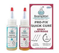 Brampton PRO-FIX - Kit di colla epossidica a polimerizzazione rapida, durata di 5 minuti, 1 ora di asciugatura completa, extra resistenza, resistente agli urti, kit di colla epossidica in 2 parti per