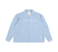 Bram's Fruit - Overshirt con Ricamo a Catena e Logo Tubo da Giardino - - Shirts - Uomo - Blu - M