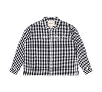 Bram's Fruit - Overshirt con Ricamo a Catena e Logo Tubo da Giardino - - Shirts - Uomo - Nero - M