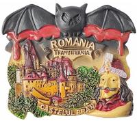 Bran Castle Romania magnete per frigorifero turistico turista 3D souvenir frigorifero decorazione magnetica adesivo artigianale