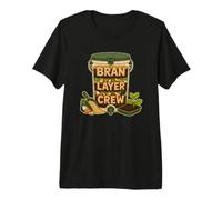 Bran Layer Crew Bokashi Compost Cucina Maglietta Premium