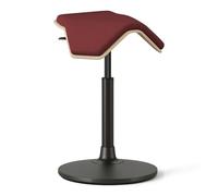 Branch ILOA Plus Brick - Sgabello a sella regolabile in altezza con design ergonomico, tessuto in poliestere riciclato, sgabello oscillante supporta il movimento in tutte le direzioni, sgabello per
