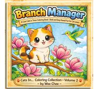 Branch Manager: A Cute Cats in Trees Coloring Book | Bold and Easy Kawaii Fun for Cat Lovers
