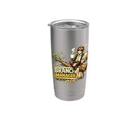 Branch Manager Divertente Scimmia Gioco di parole Humor Design Bicchiere termico in acciaio inox doppia parete