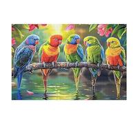 Branch Parrot Group Puzzle 1000 Pezzi Sfida Rompicapo Collezione Magical Cosmic Creatures Per Veri Appassionati Pezzi Di Alta Qualità Regalo Per Natale 2025 1000 PCS
