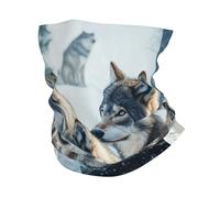 Branco di Lupi Unisex Sciarpa al Collo Multifunzione Sciarpa A Tubo Elastico Ghetta da Collo per Campeggio Arrampicata Yoga