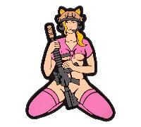 Brand Element Patch "Cat girl" Pink