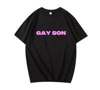 Brand-gangdiude Maglietta Divertente Gay Son Maglietta Thot Daughter con Frase Spiritosa Magliette grafiche Originali Magliette da Uomo e da Donna Regali