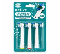BRAND ITALIA - Testine Compatibili Oral B 4 pz Accessori