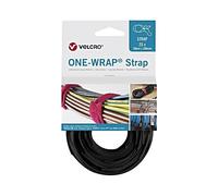 ® BRAND ONE-WRAP® STRAP 20X200 Cinturino: velcro L: 20 mm L: 200 mm nero Verpac