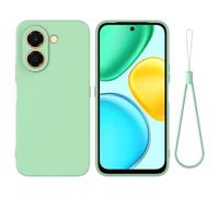 BRAND SET Custodia in silicone per Honor X7e 4G con fodera in microfibra
