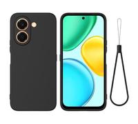 BRAND SET Custodia in silicone per Honor X7e 4G con fodera in microfibra