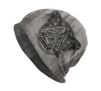 Brand-xrbanime Berretto Totem dell'aquila Cappellini con rune norrene Cappellini sottili Primavera Estate Vintage Street Casual Copricapi