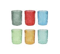 Brandani 50070 BICCHIERE TROPICAL COLORI ASSORTITI SET 6 PEZZI ACRILICO