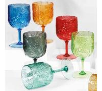 Brandani 50071 CALICE TROPICAL COLORI ASSORTITI SET 6 PEZZI ACRILICO