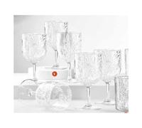 Brandani 50077 CALICE TROPICAL TRASPARENTE SET 6 PEZZI ACRILICO