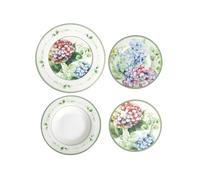 Brandani 51180 TAVOLA 18 PZ FLORA PORCELLANA 26,5/22,5/19