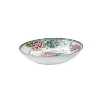 Brandani 51195 CIOTOLA OVALE FLORA MELAMINA, cm 33x23x7, decori floreali, delicate ortensie e foglioline, Lavastoviglie, BPA free