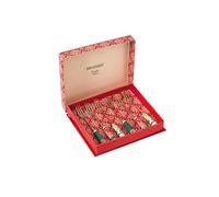 Brandani 52357 Forchettina Cantino Old Gold Set 6 Pezzi Inox Con Manico Ceramica Misure: 15.5 cm